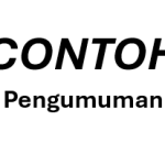CONTOH Pengumuman Bidang Layanan 3
